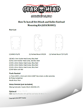 Trail Torch Mounting Tabs Template