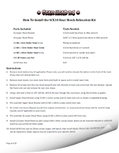 SCX10 Rear Shock Relocation Kit Instructions
